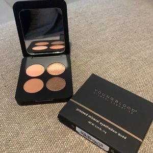 Youngblood pressed mineral eyeshadow quad in Sweet Talk